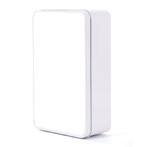 Metal Sublimation Tin Blank - Double Side in White - Rectangle